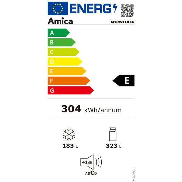 AMICA Réfrigérateur multiportes AFN9511DXN