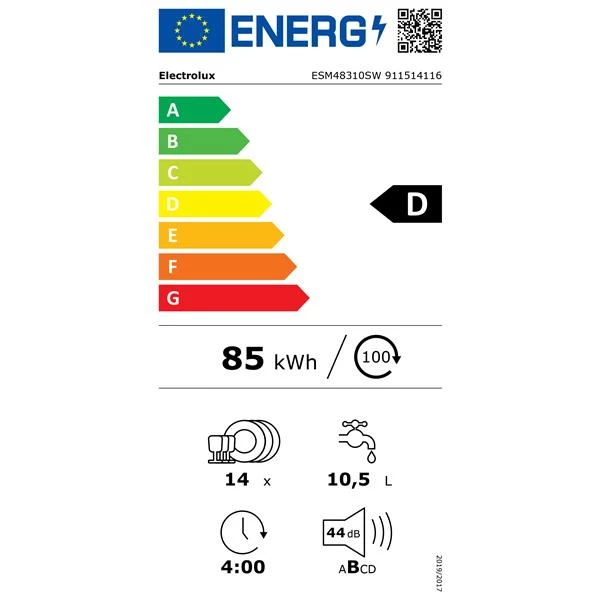 ELECTROLUX Lave-vaisselle ESM48310SW