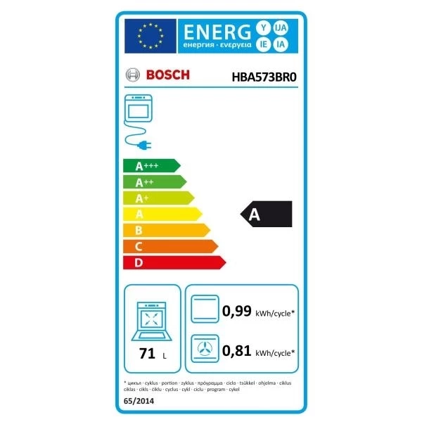 BOSCH Four pyrolyse HBA573BR0