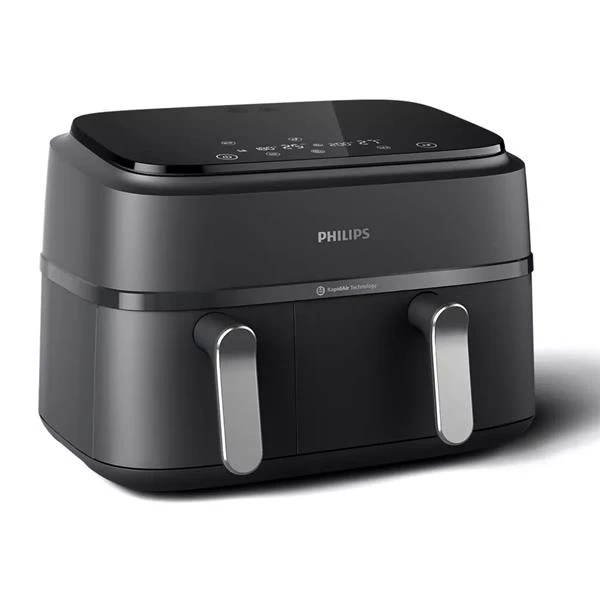 PHILIPS Friteuse à air chaud 9 L - Air fryer à double panier Série 3000 - NA351.00